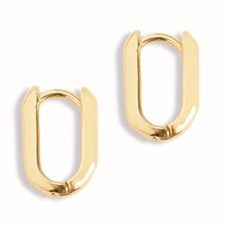 Conjunto de argolas ovais por atacado de The Views & Co