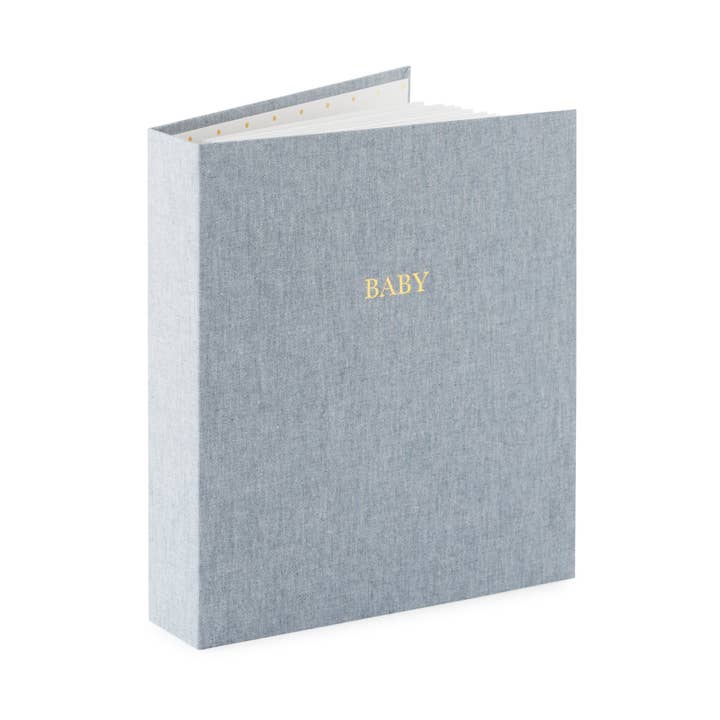 Sugar Paper - Wholesale Memory Book - Kids & Baby - The Baby Book, Chambray0