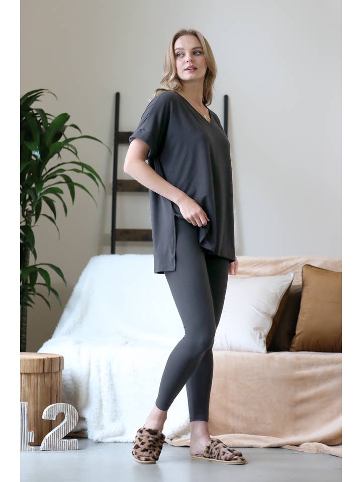 42POPS - Wholesale Lounge Set - Women's - ..SI-18582 Tunic & Leggings 2pc Set