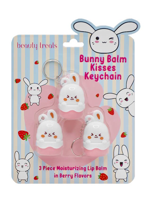 Beauty Treats 540-R2 Bunny Balm Kisses Läppbalsam Set - 3 delar för wholesale av PINEAPPLE Beauty