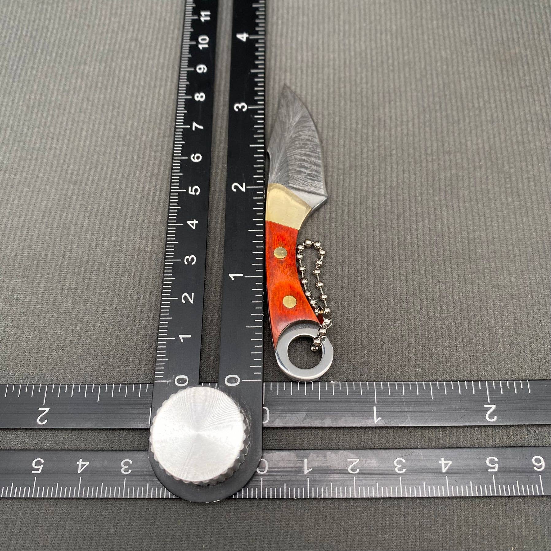 Mio Queena - Wholesale Pocket Knife/Holder - Portable Textured Stainless Steel Knife with Protective Cover5