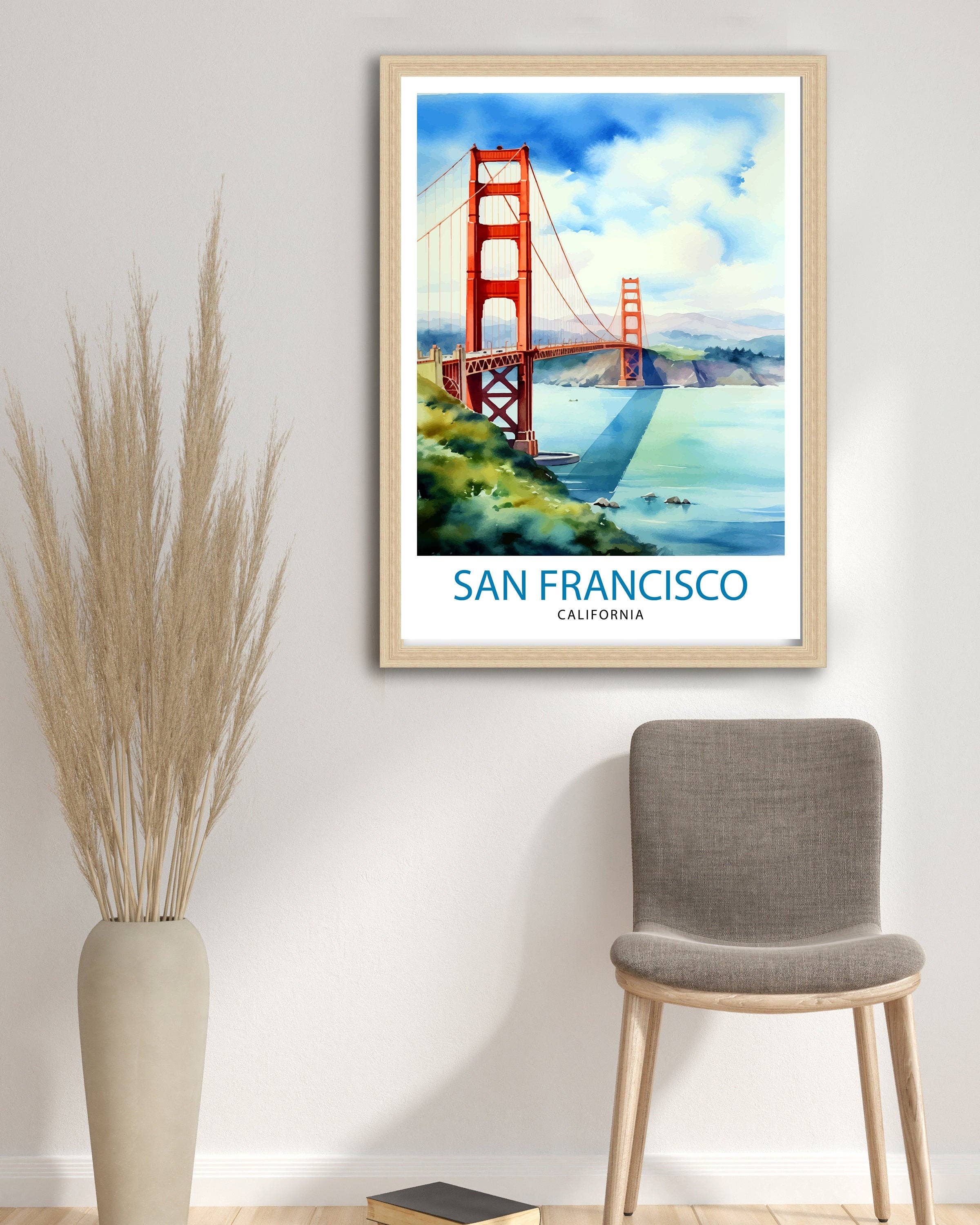 InkNPrintz – wholesale Art print – San Francisco Travel Poster3