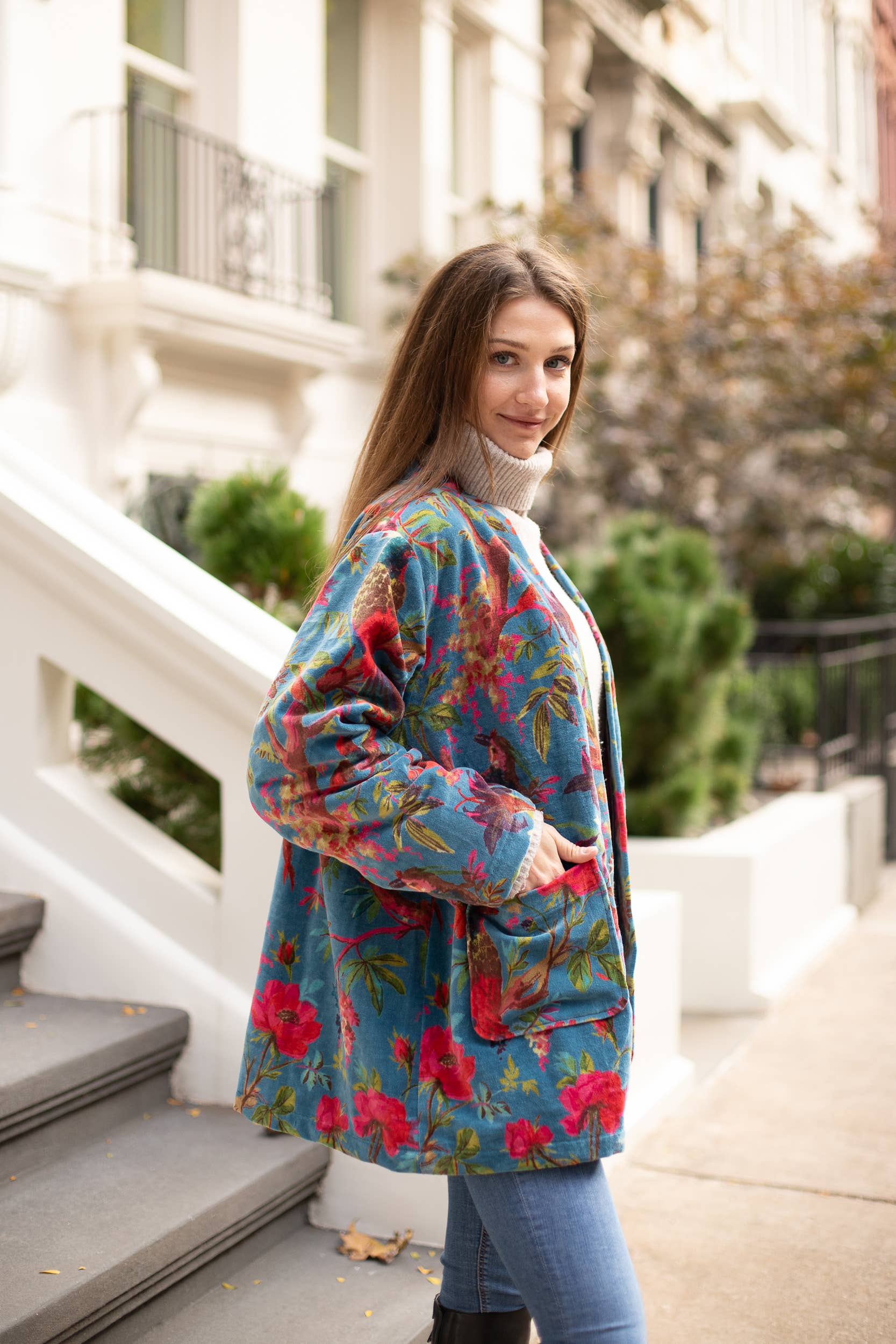 VIKOLINO - Venta al por mayor Kimono - Mujer - Chaqueta corta de terciopelo estilo kimono27