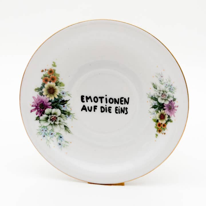 Wandbord klein EMOTIES OP DE ÉÉN "bloemrijk" voor wholesale door ohRuby