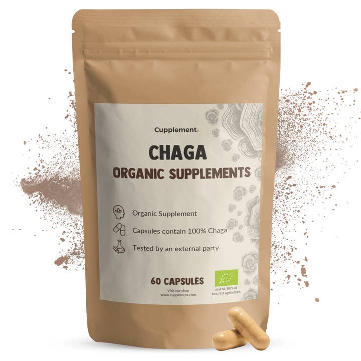 Chaga Capsules 500 mg Organic 60 Capsules for wholesale by Cupplement b.v.