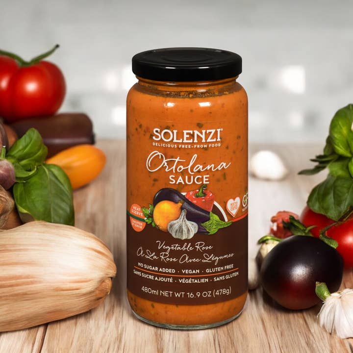 ROSE VODKA SAUCE Ortolana Vegetable 480ml for wholesale by SOLENZI