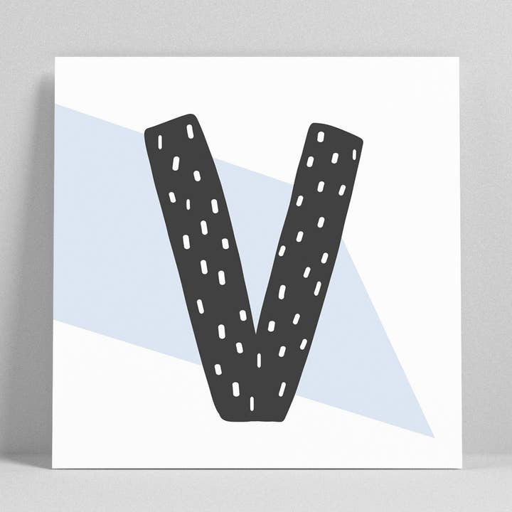 Lettercard "V" für den Großhandel von Fünf vor Zehn