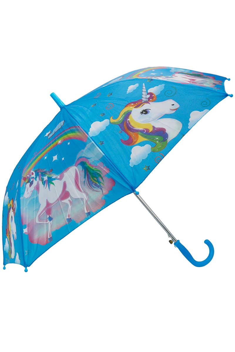 Cap Zone – Großhandel Regenschirm – Kinder – Kinder-Regenschirm mit Einhorn-Motiv, Kunststoff, automatisches Öffnen, klappbar8