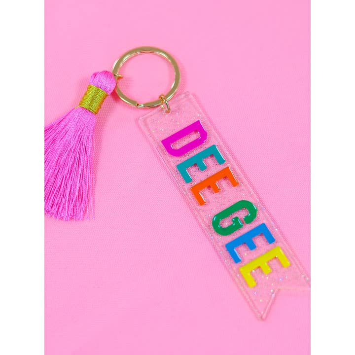 Duo Threads - Wholesale Keychain - Women's - Tassel Sorority Key Fob3