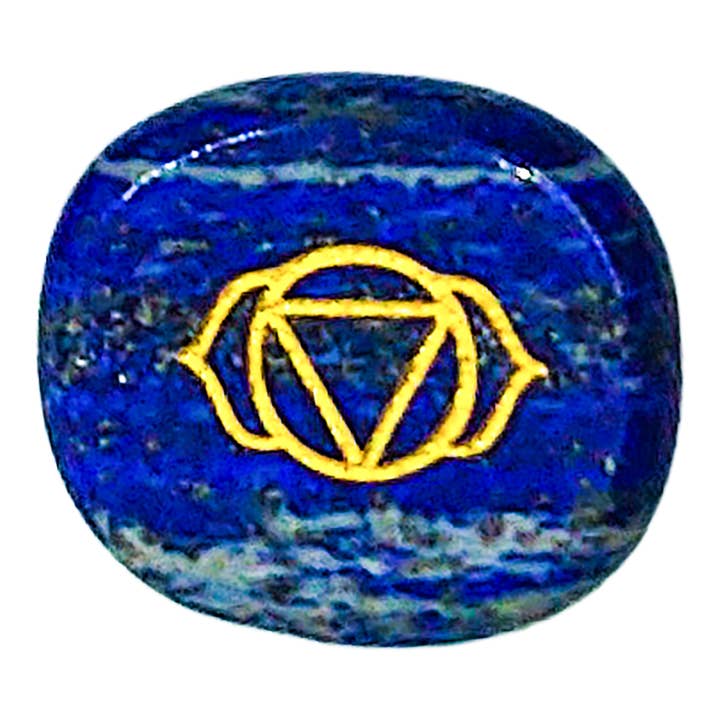 Deep Healing Light - Wholesale Spiritual Stone/Crystal - Chakra Stones, Engraved Symbols - Reiki Healing - Polished11