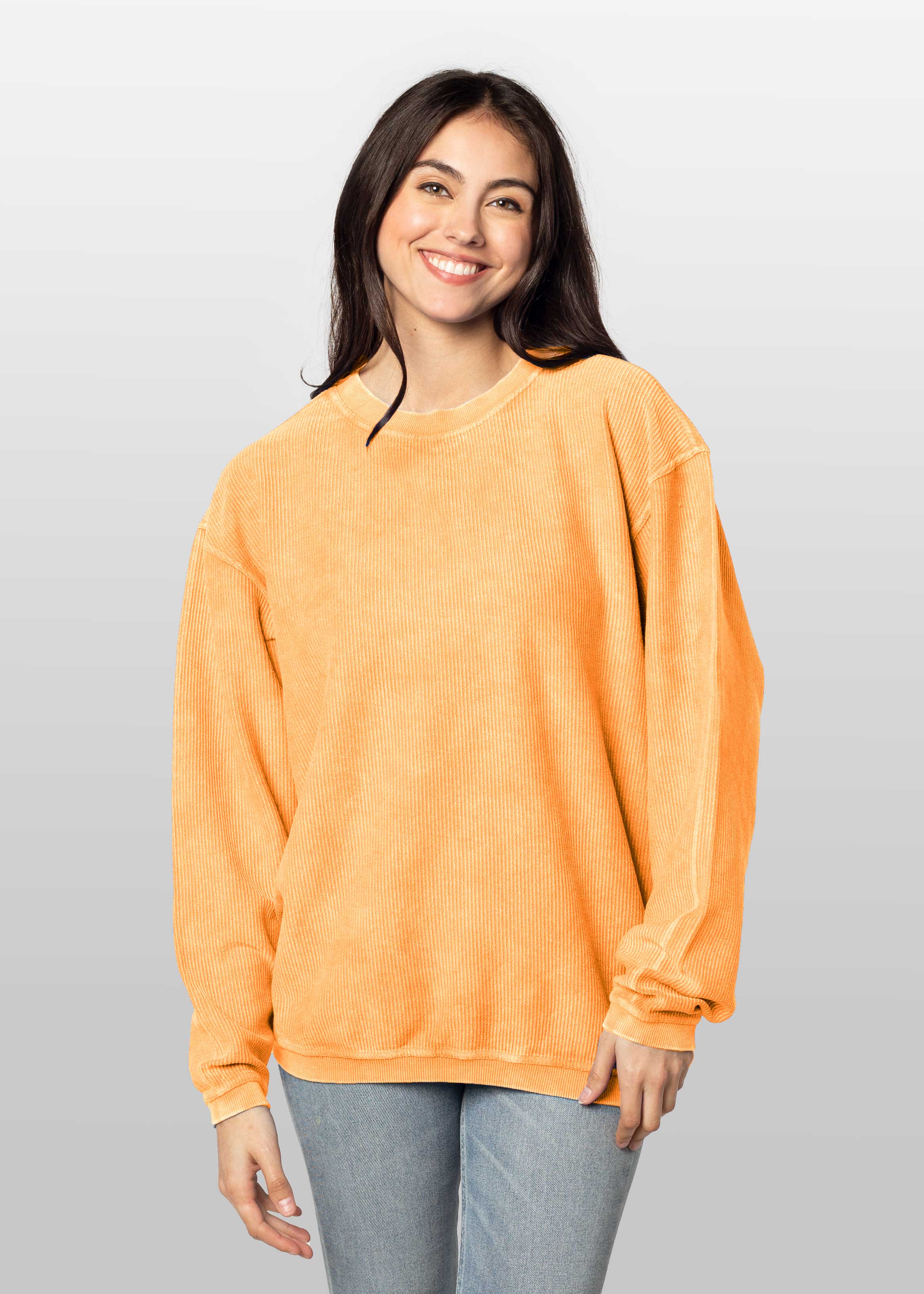 chicka-d - Wholesale Sweatshirt - Women's - The Original Corded Crew, all colors7