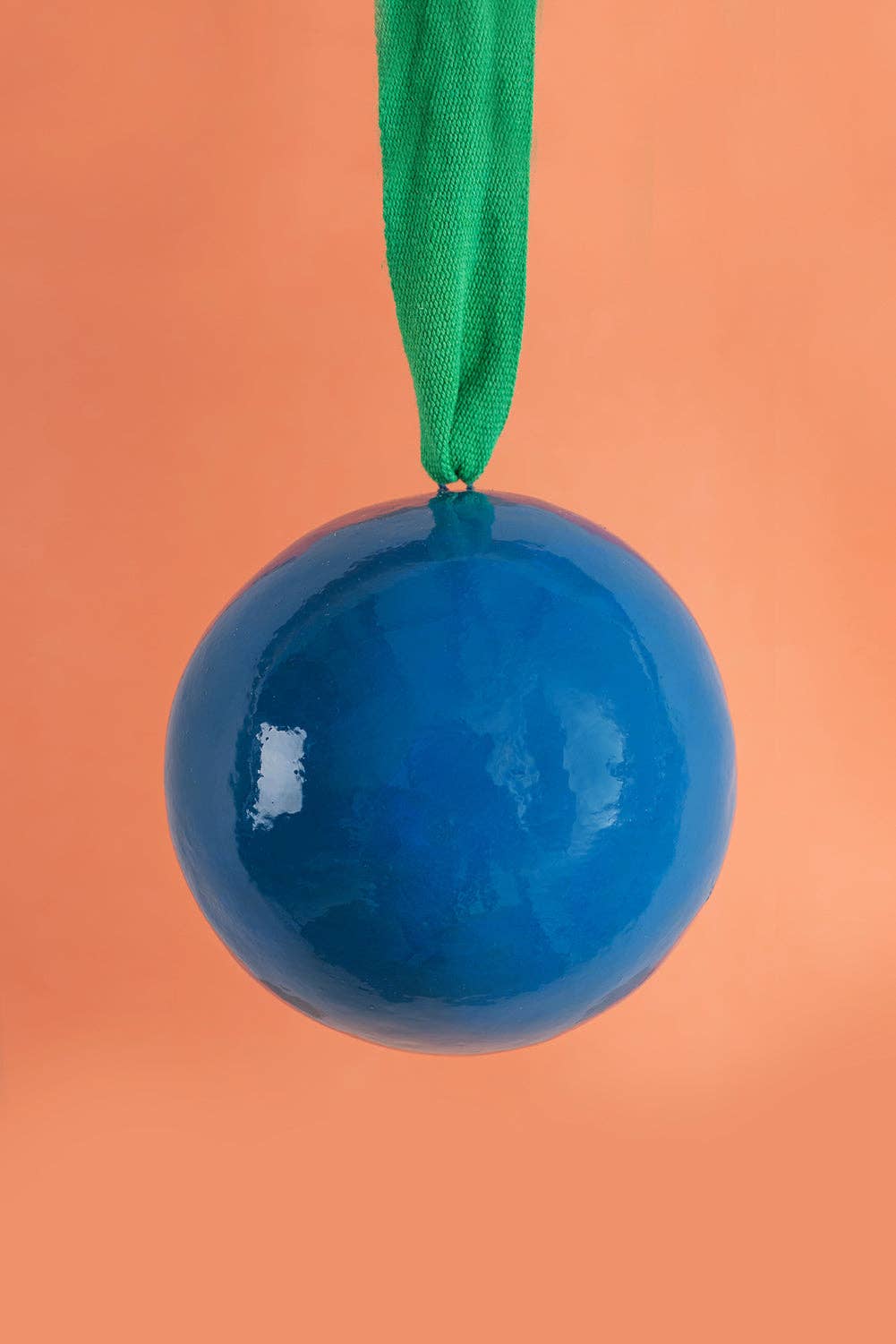 Ian Snow Ltd - Vente Décoration de Noël - Boule bicolore bleu et vert0