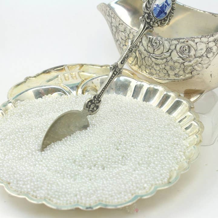 Pearl White - Glass Deco Beads for Resin Artists, NailsCraft for wholesale on Faire6