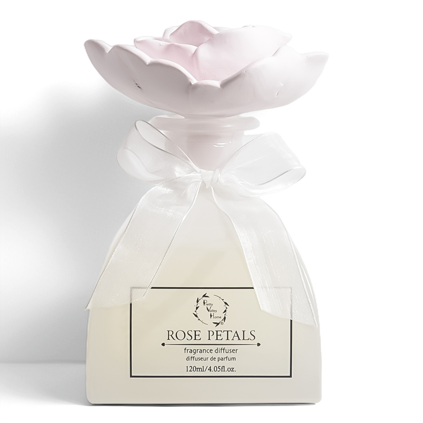 Pretty Valley Home – Großhandel Reed-Diffusor – Neu (2025) - 6,8 Oz Diffusor-Sets Sunshine Gifts - Rosenblätter5