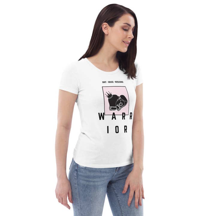 Royal Bad Ass - Women's Fitted Eco T-Shirt | Warriorgenics for wholesale by WARRIORGENICS