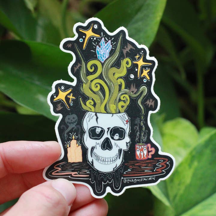 ‘Plant Momma’ Vinyl Sticker for wholesale by The Attuned Cauldron LLC