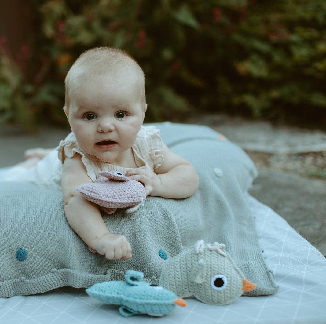 PebbleChild USA - Wholesale Handheld rattle – Baby - Little Bird Rattle2