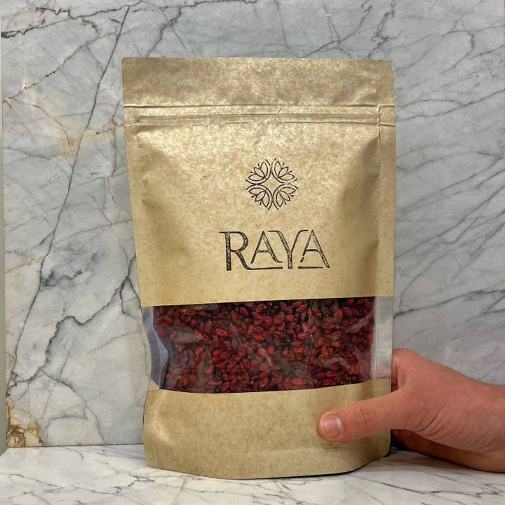RAYA - Vendita all'ingrosso Spezie essiccate - Bacche di crespino biologiche confezione barberies