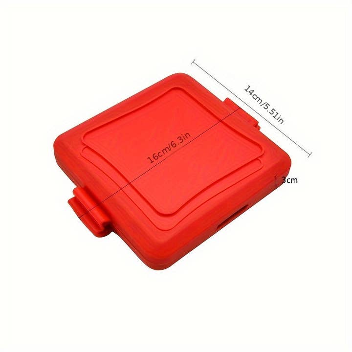 Modpopdeco - Wholesale Baking dish - Universal Microwave Sandwich Maker Non Stick Baking Tray Bake Crispy Bread No Oven Required Also For Pork Ribs Chicken Wings Steaks Sausages Fish Steaks5