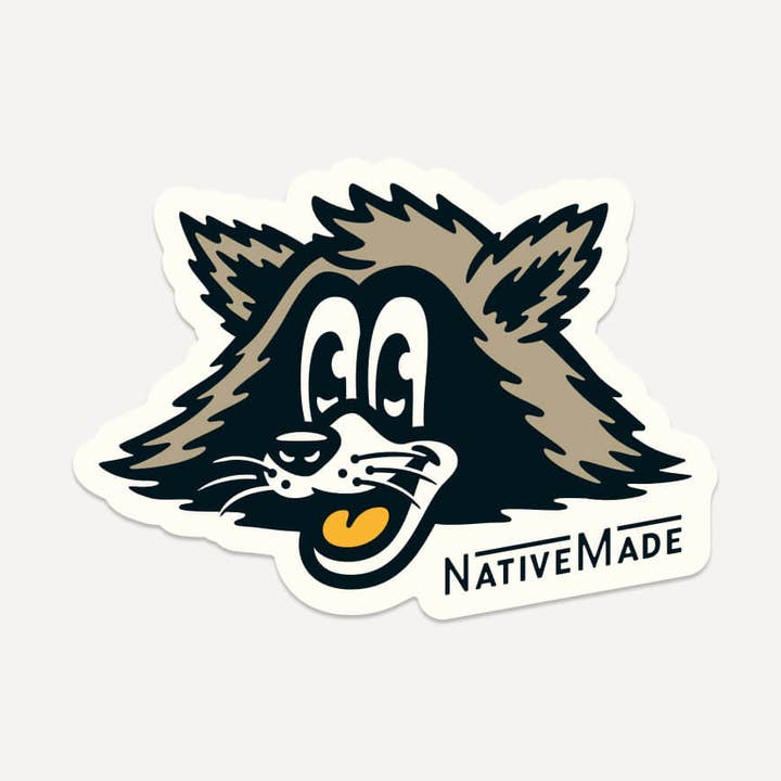 NativeMade Wasbeer Sticker voor wholesale door NativeMade