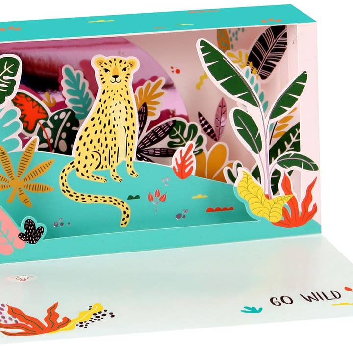 Glædelig Shadow Box Leopard for engroshandel hos Popshots Studios