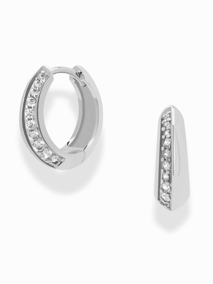 Grandes Argolas Corey Pave por atacado de Mod + Jo