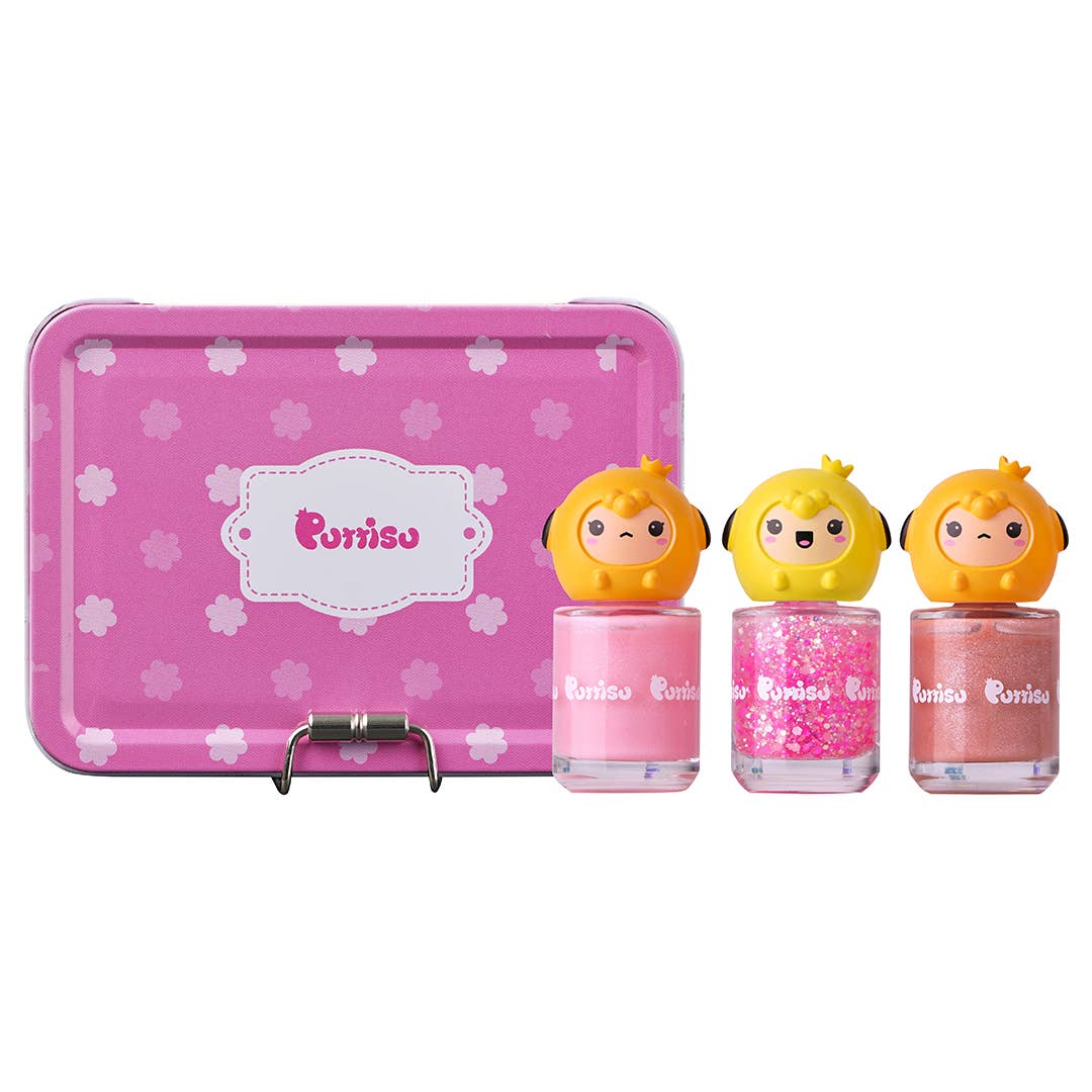 Puttisu - Wholesale Nail Polish - Kids - Puttisu 3-color Nail Art Kit (In display box packaging)4