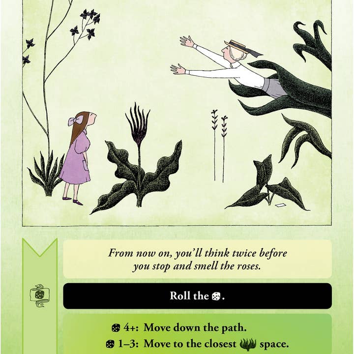 Pomegranate - Wholesale Board Game - Escape from The Evil Garden: An Edward Gorey Board Game3