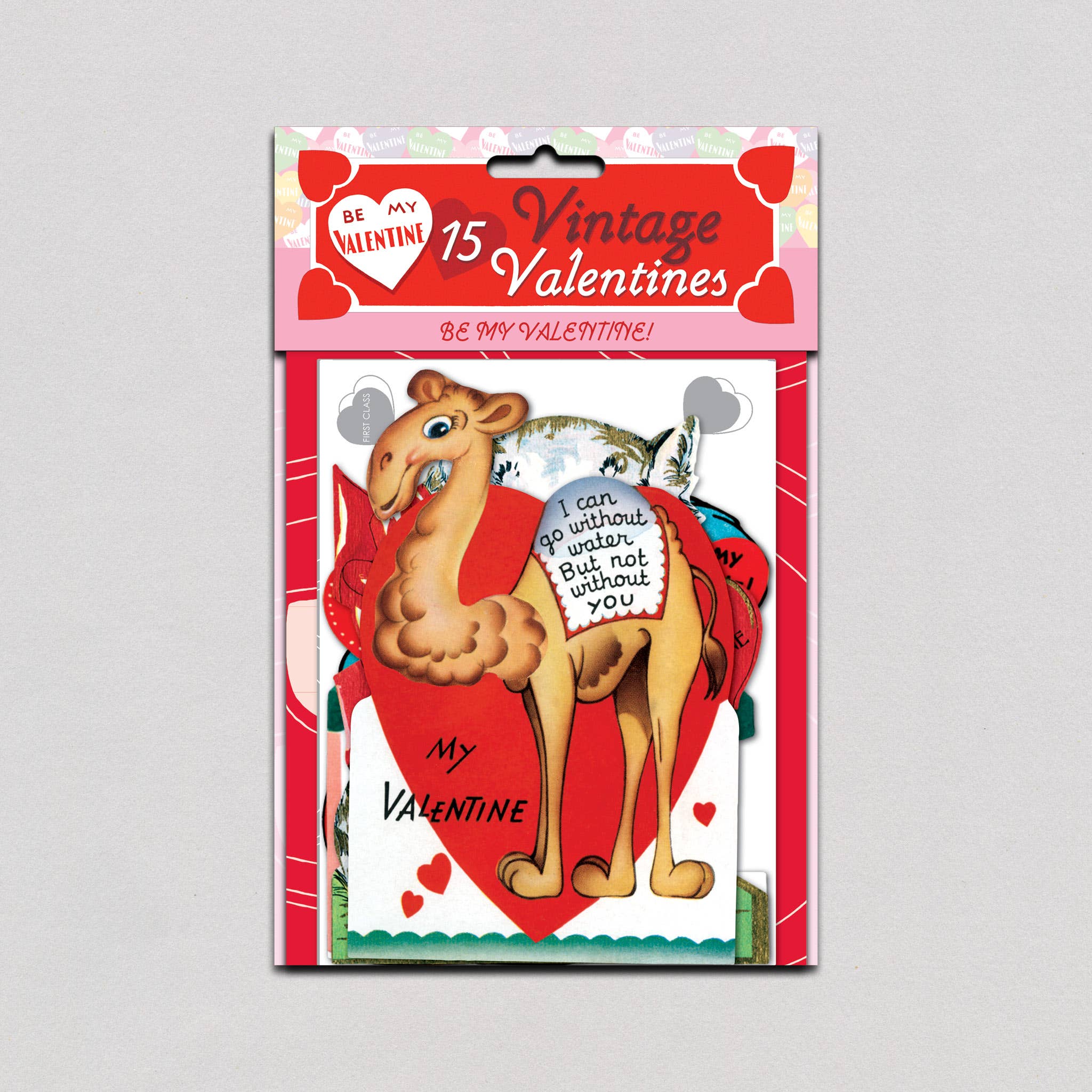Laughing Elephant - Wholesale Valentine's Day Card - Be My Valentine! - Valentines Packet