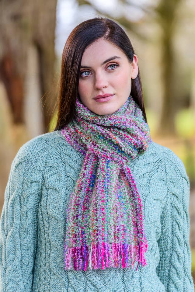 Mucros Weavers - Wholesale Scarf - Women's - Mohair Viscose Scarf 34D10