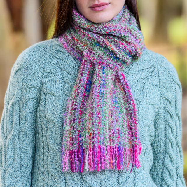 Mucros Weavers - Wholesale Scarf - Women's - Mohair Viscose Scarf 34D10