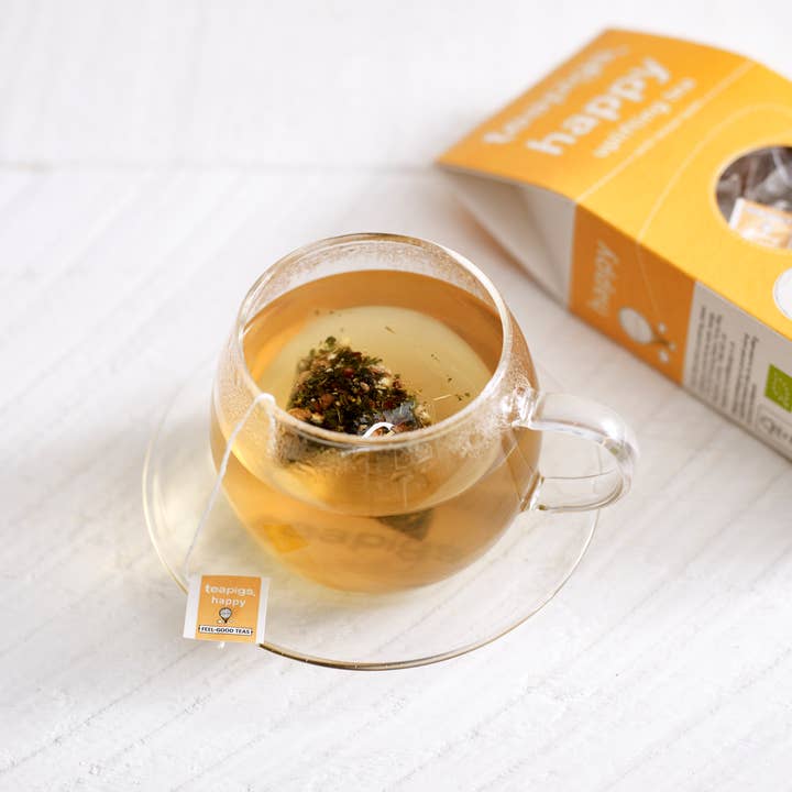 teapigs - Wholesale Tea Bags - Organic Happy (Uplifting Tea) - 15 Temples