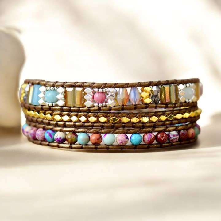 Cape Diablo - Wholesale Beaded Bracelet - Imperial Heart Protection Wrap Bracelet1