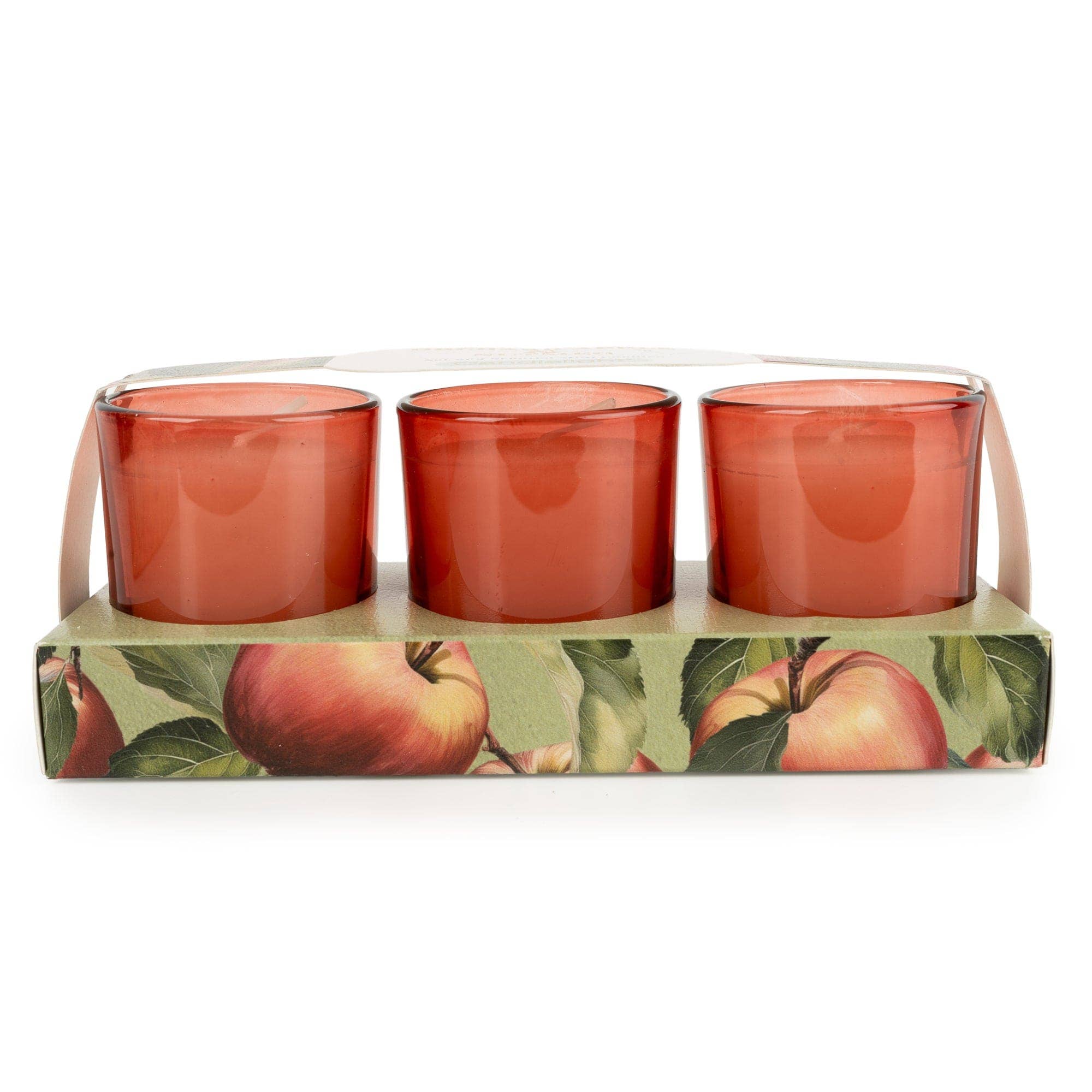 Candlelight Products Ltd – wholesale Votive candle – Set of 3 Votive Candles - Orchard Apple & Nutmeg 6pk0
