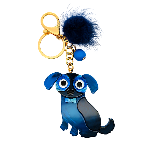 AMORINO SRL - Wholesale Keychain - Women's - RESIN KEYCHAIN WITH DOG AND HAIRBALL - FT2392F611