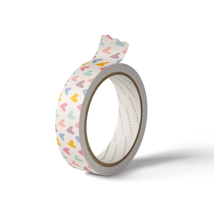 Candy Hearts Washi Tape for wholesale by Ramona & Ruth