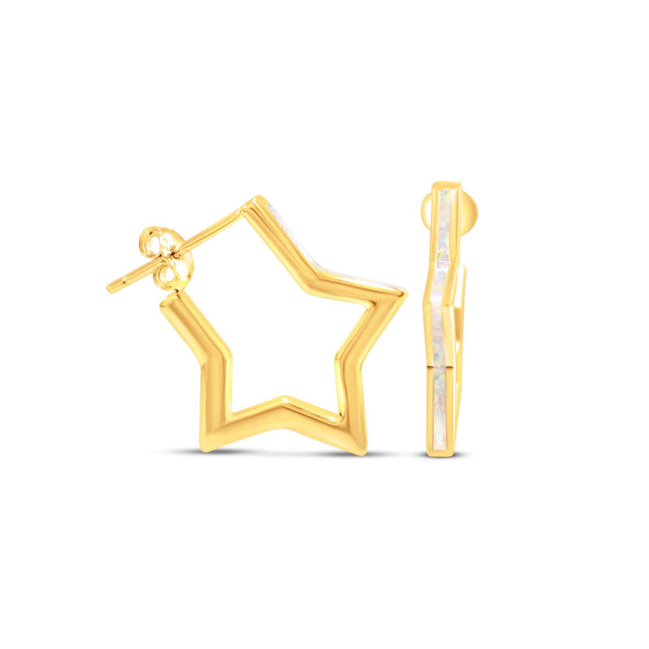 Chloe + Lois – wholesale Hoop-örhängen – Stardust Star Hoops2