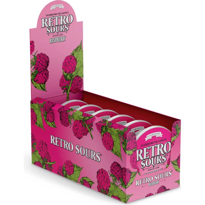 Cow Crack Wholesale - Wholesale Hard Candy - Retro Sours Raspberry1