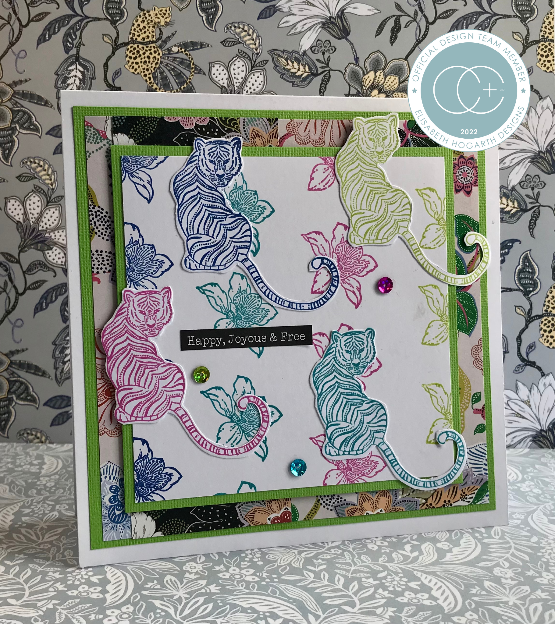 Ecstasy Crafts Distributing – Großhandel Bastelzubehör – Craft Consortium Enchanted Jungle Papierblock, 12 x 1222