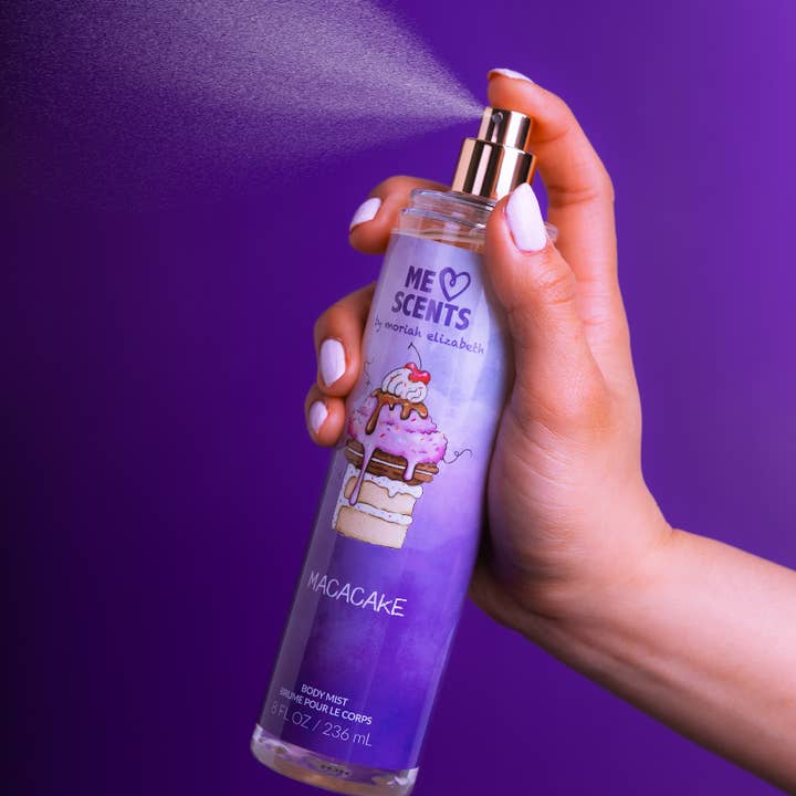Slate Brands - Wholesale Face & Body Mist/Water - MACACAKE Body Mist by Moriah Elizabeth