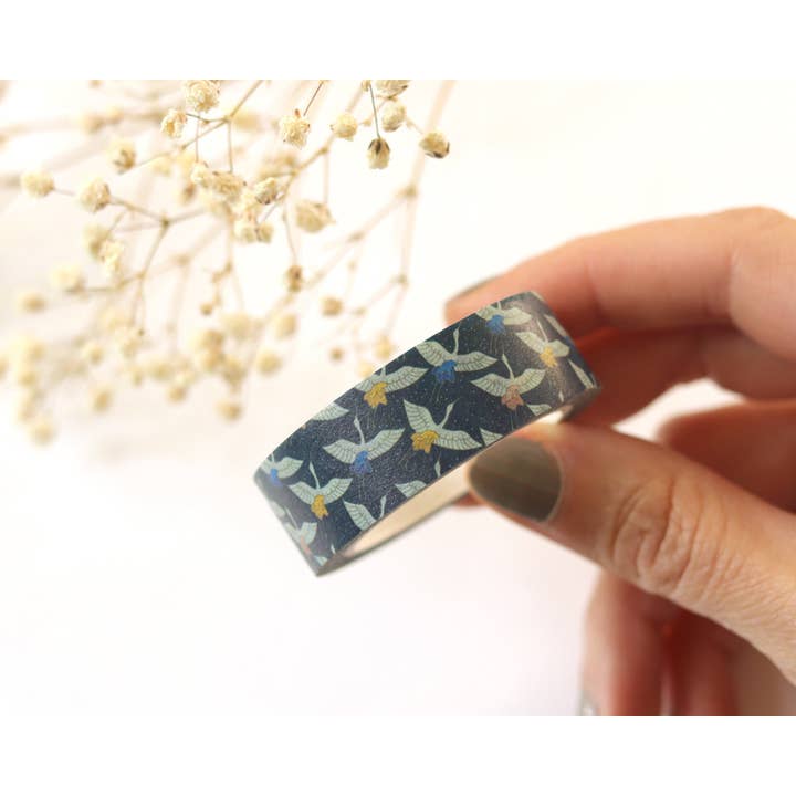 RippleSplash Studio - Wholesale Washi Tape - Elegant Crane Washi Tape - 15mm x 10m4