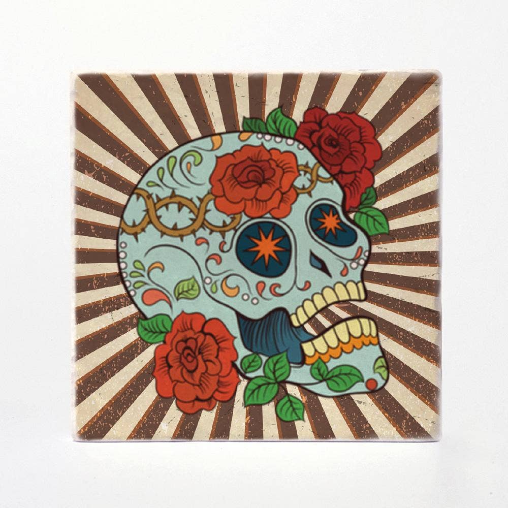 Versatile Coasters - Vente Sous-verre - Sous-verres Sugar Skulls1