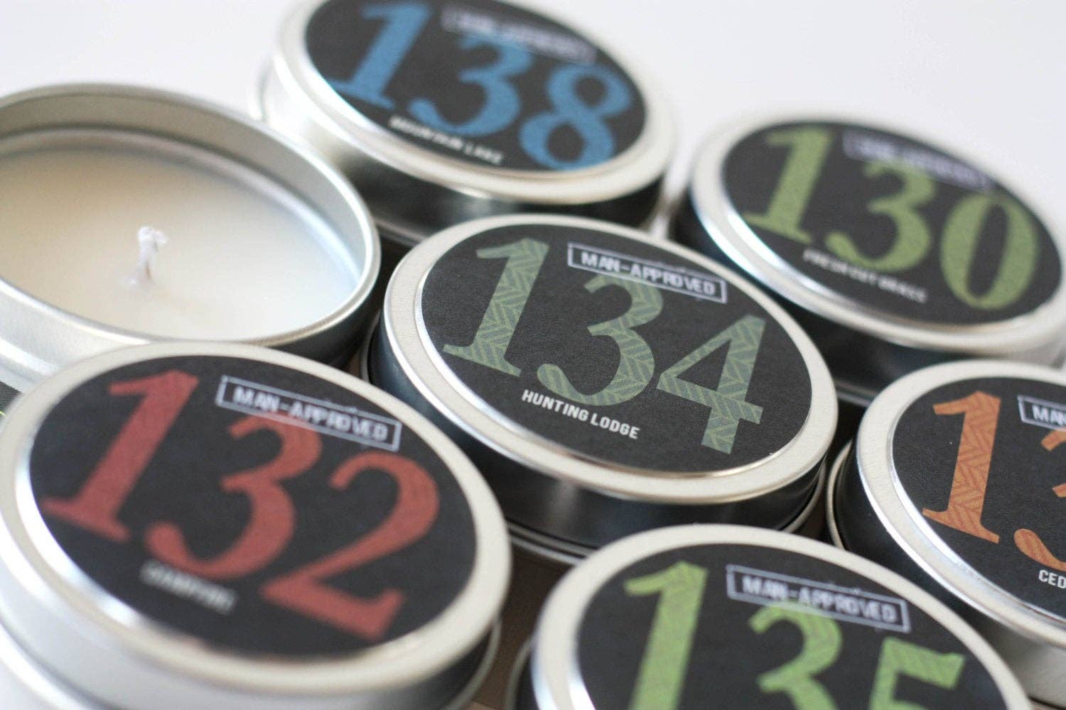 Coco & Bubbles - Wholesale Travel Candles - No. 137: CEDAR  // Natural Soy Candle // 6 oz tin // Highly2