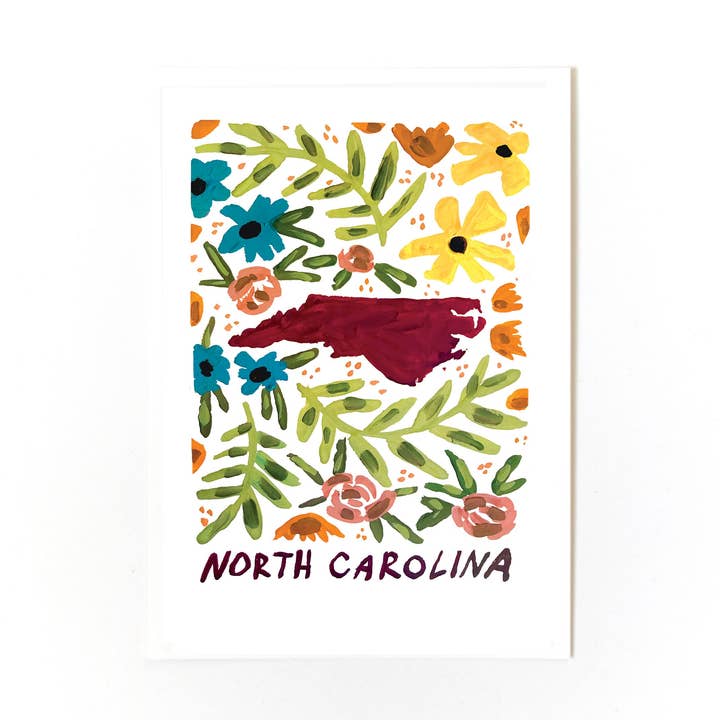 North Carolina Print for wholesale by Small Creative