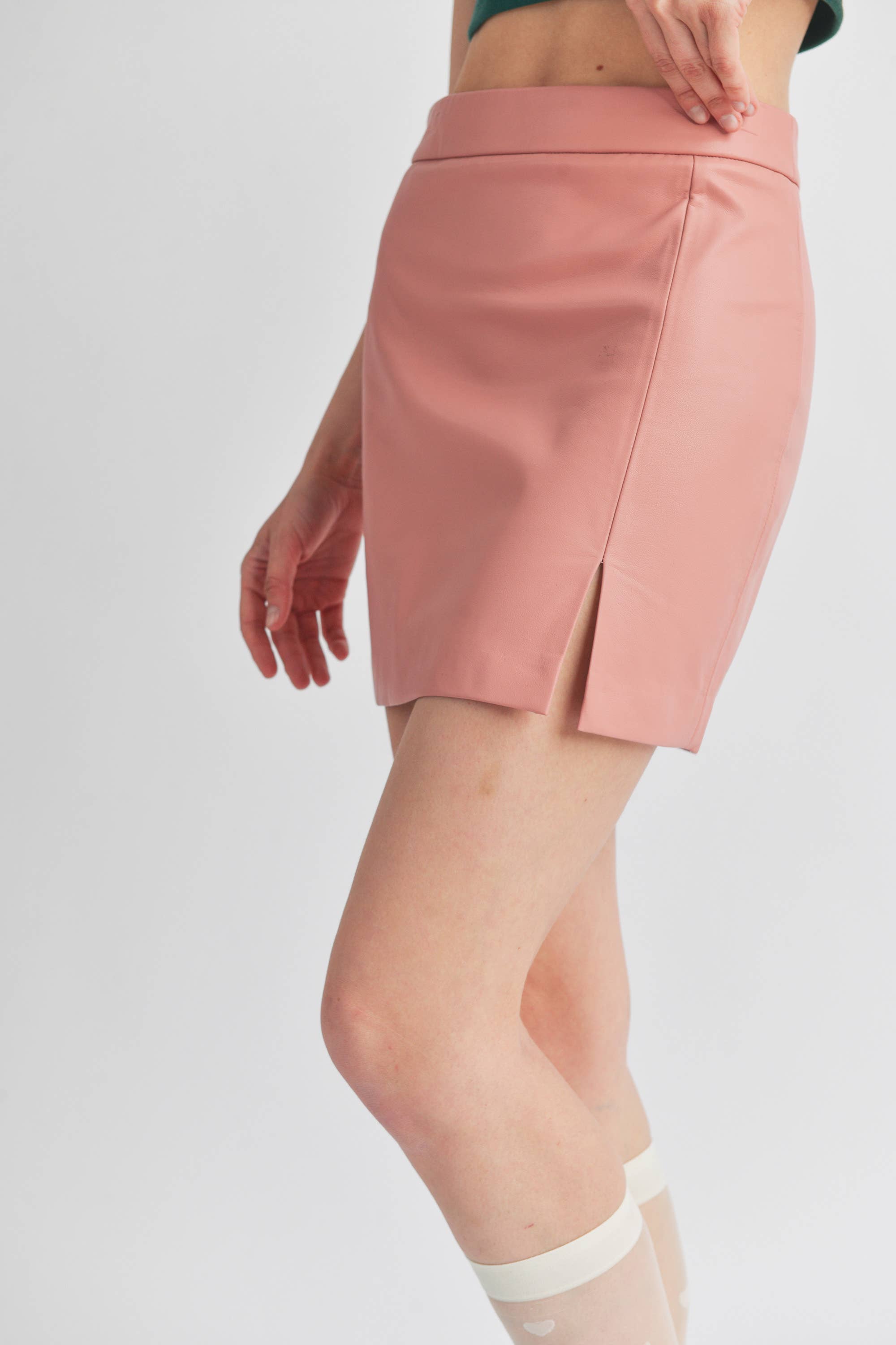 Signature 8 - Venta al por mayor Falda - Mujer - MINIFALDA DE PIEL SINTÉTICA S762612