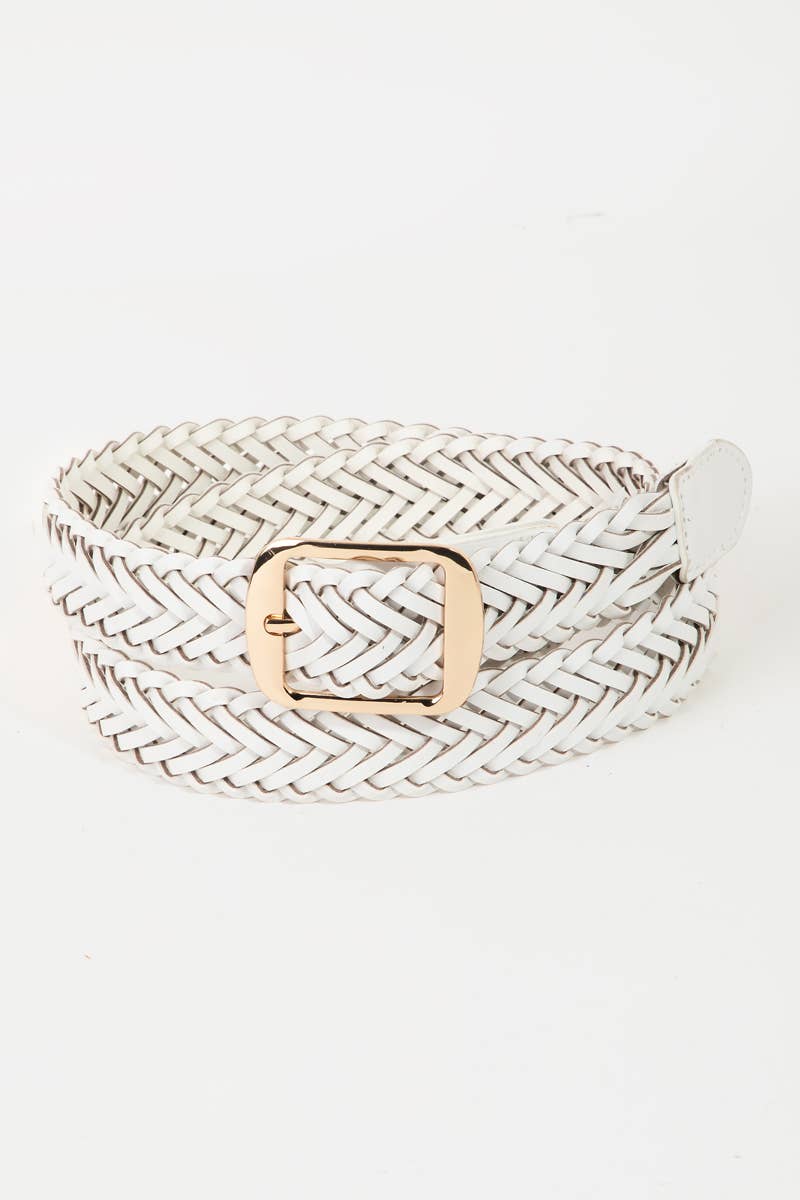 Collections by Fame Accessories - Wholesale Belt - Women's -  Braided Vegan Leather Belt8