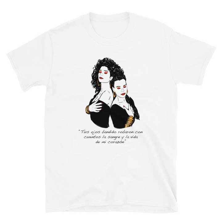 El loco del Pelo Rizo – wholesale Screen printed t-shirt – unisex – Azúcar Moreno unisex t-shirt