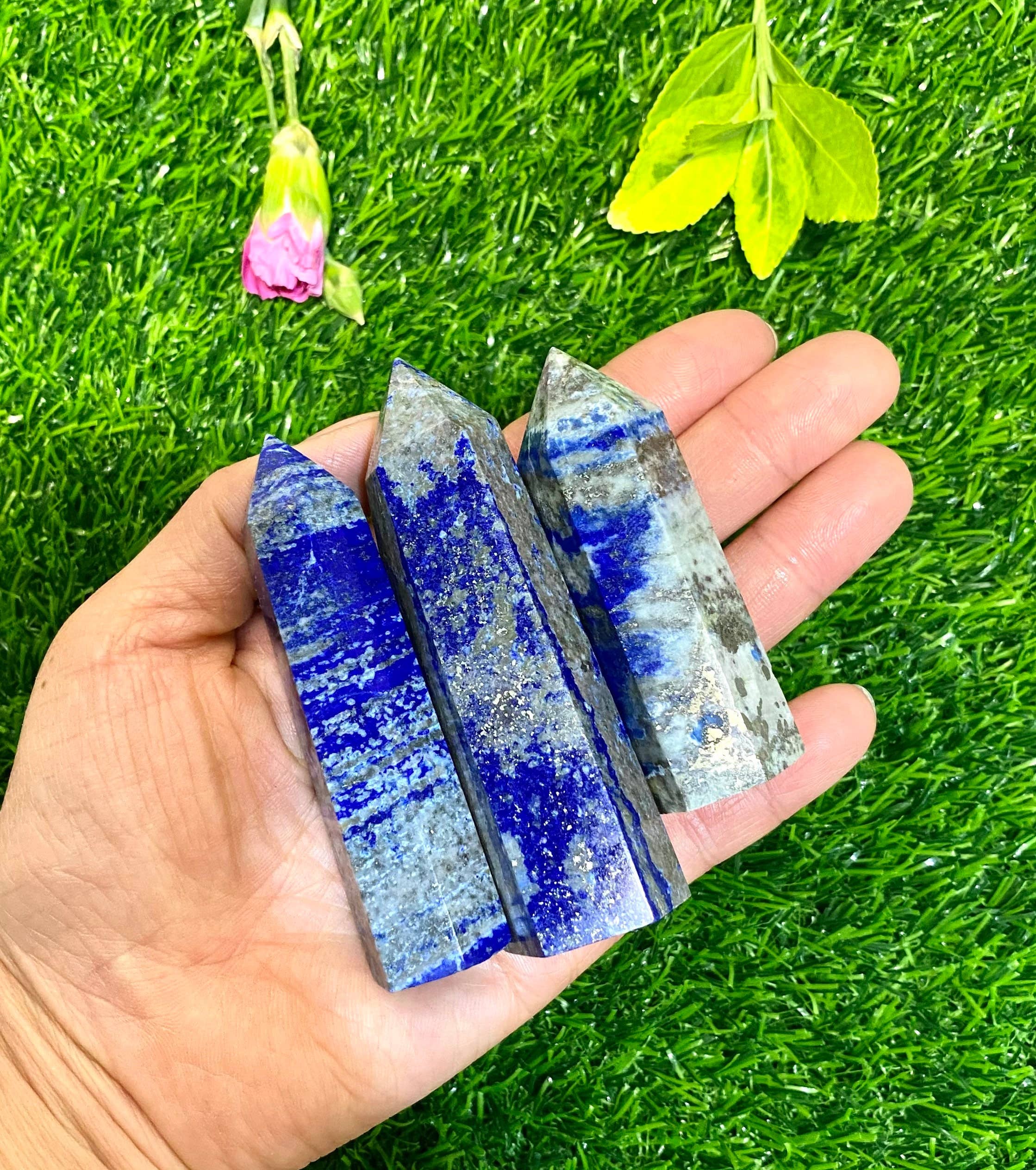KayleeNYC - Wholesale Spiritual Stone/Crystal - Wholesale Lot 1 Lb Lapis Lazuli Obelisk Tower Point Crystal6