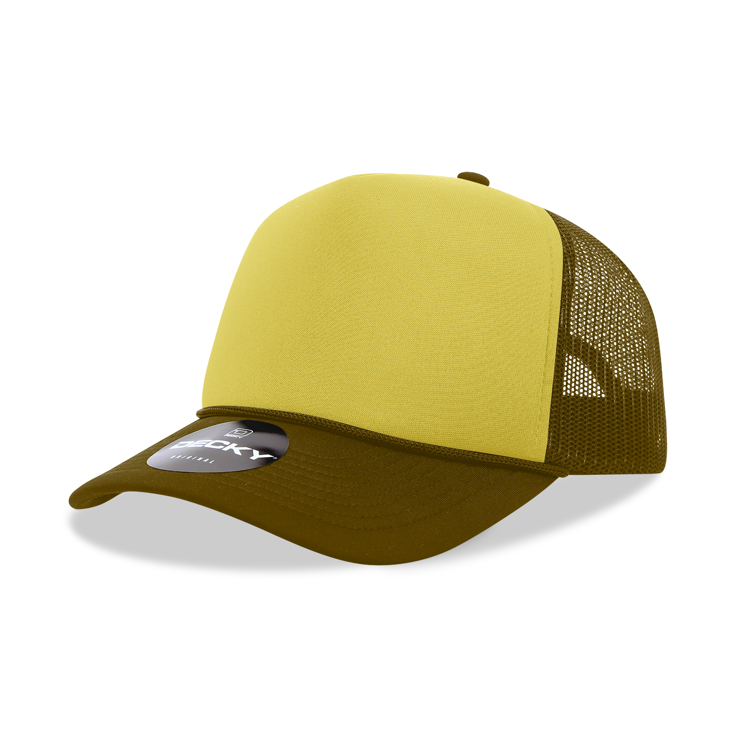 The Park Wholesale - Wholesale Trucker Hat - Unisex - Decky 6025 - Mid Profile, 5 Panel Foam Trucker Hat - 602524