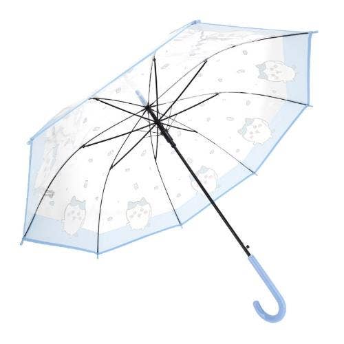 BCZShop - Wholesale Umbrella - Women's - CHIIKAWA CLEAR UMBRELLA - BLUE